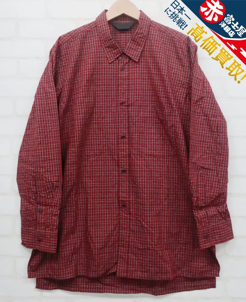 3T1671/ESSAY 17aw タータンチェックシャツ エッセイ