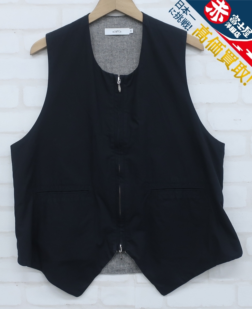 5T3636/SUBTLE AUTHENTIC ZIP VEST サートル ジップベスト