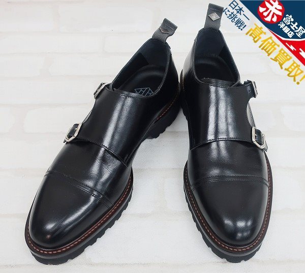 1S6219/ダブルエイチ ダブルモンクストラップシューズ WH