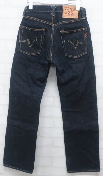 KH3P1447/IRON HEART IH-634-XHS 25oz SELVEDGGE DENIM STRAIGHT 日本製 アイアンハート  ストレートデニム赤富士屋洋服店オンライン本店 /アメカジ・ビンテージ等/