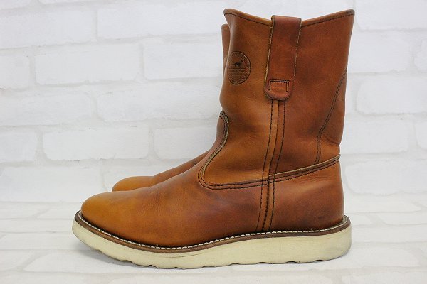 1S6831/レッドウイング 866 ペコスブーツ 犬刻印 97年製 REDWING赤