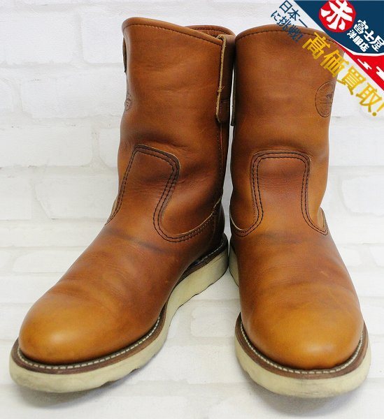 1S6831/レッドウイング 866 ペコスブーツ 犬刻印 97年製 REDWING赤