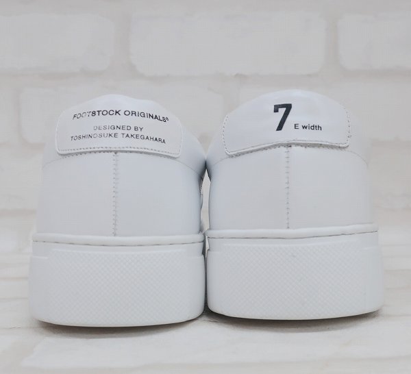 1S9973/未使用品 FOOTSTOCK ORIGINALS MINIMAL SLIP-ON SNEAKERS