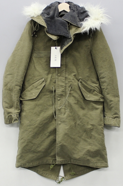 定価12.6万AKM cold weather M-51 S カーキモッズコートカーキ