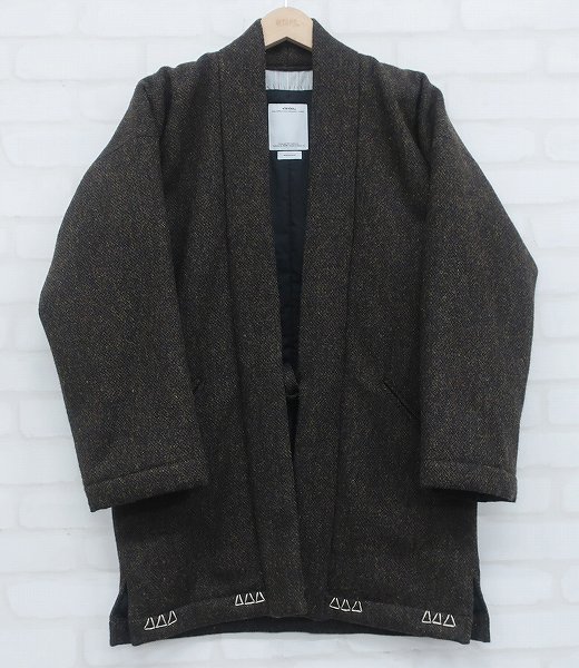 2J7735/visvim 16AW DOTERA COAT HARRIS TWEED ドテラコート ハリス 