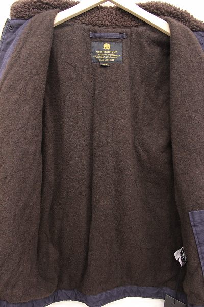 試着 NEIGHBORHOOD 16AW N-1D/C JKT デッキジャケット赤富士屋洋服店