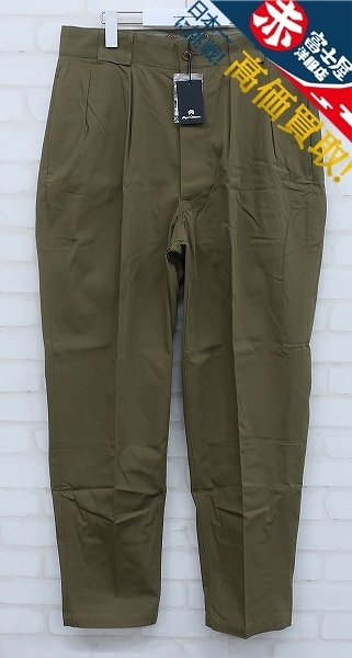 2P6521/新品 Nigel Cabourn 2 PLEATS WIDE PANT ウェザークロス ナイジェルケーボン 2プリーツワイドパンツ