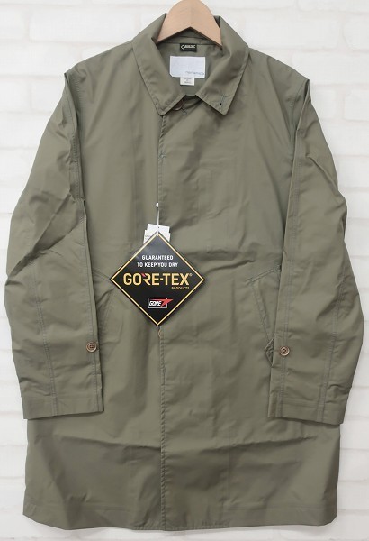 3T4677-2/新品 ナナミカ GORE-TEX ステンカラーコート nanamica GORE