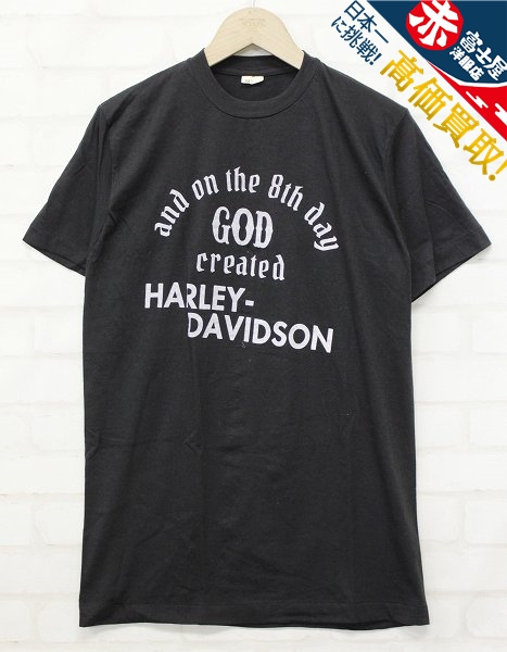 2T6003【送料164円】未使用品 ハーレーダビッドソン God Created Tシャツ ビンテージレプリカ USA製 M