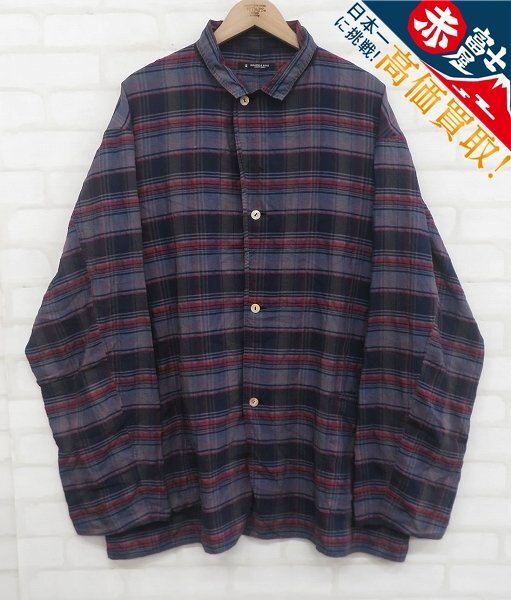 JK9T6763/MAATEE&SONS 折って折ってHAND DYED shirts MT5103-0009B マーティーアンドサンズ ハンドダイドシャツ