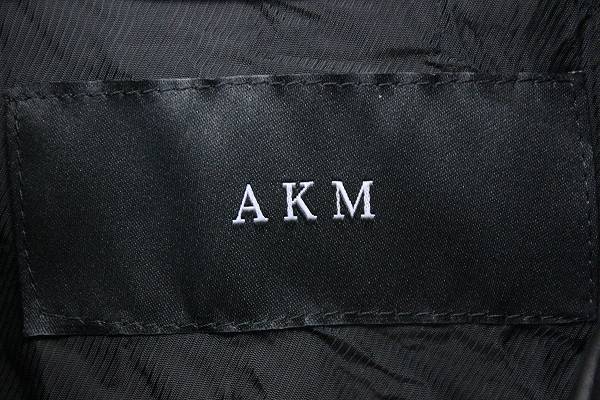 AKM 14AW washable cow leather zip shirts レザーシャツ赤富士屋洋服