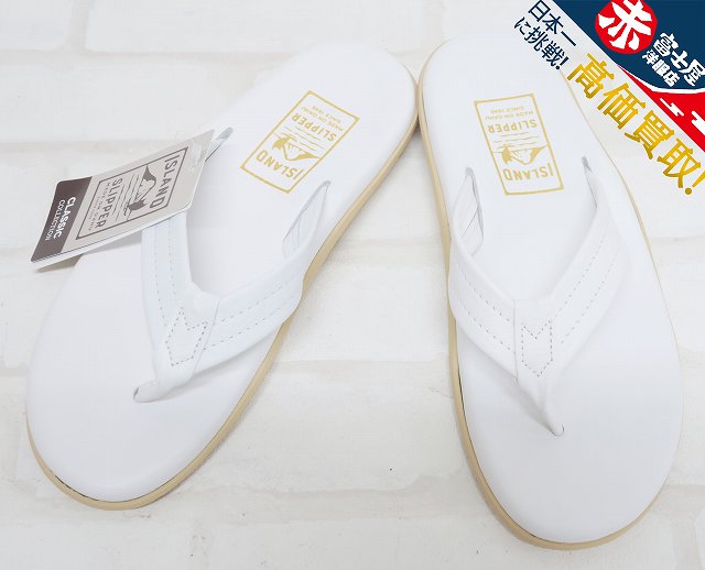 JK2S1564/未使用品 アイランドスリッパ レザーサンダル ISLANDSLIPPER