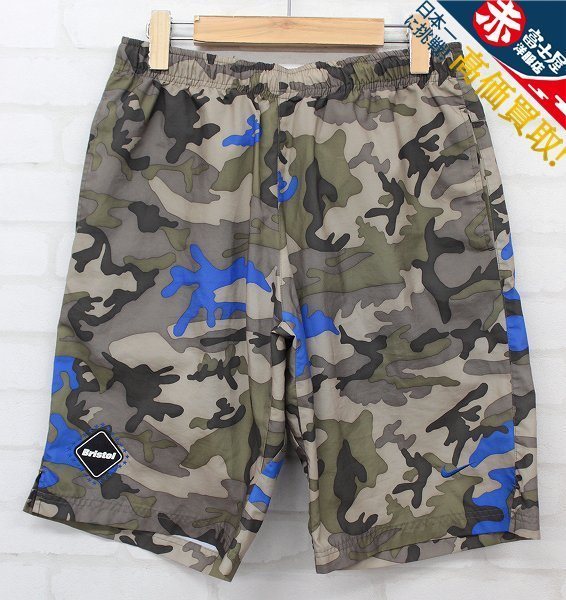 2P0848o/FCRB 11AW NIKE CAMOUFLAGE PRACTICE SHORTS ブリストル ナイキ ショーツ