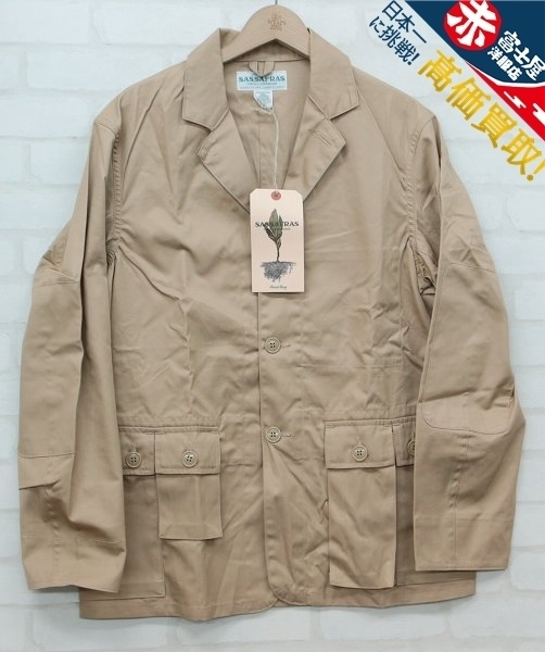 3T4863o/新品 ササフラス G.D.Uリーフジャケット コットンギャバジン SASSAFRAS G.D.U Leaf Jacket Cotton Gabardine SF-171179