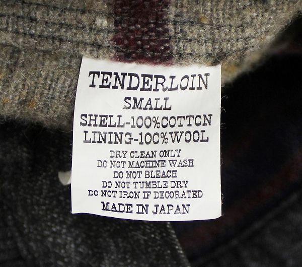 テンダーロイン T-COVERT JKT ジャケット TENDERLOIN赤富士屋洋服店