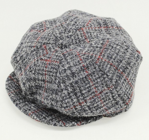 未使用品 AtLast&Co DRESS CAP ツイードキャスケット