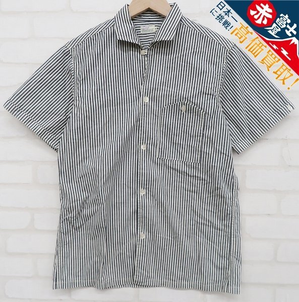 RI7T1019【クリックポスト対応】WAREHOUSE DUCK DIGGER S/S OPEN COLLAR SHIRTS 3091 ダックディガー 半袖ストライプオープンカラーシャツ