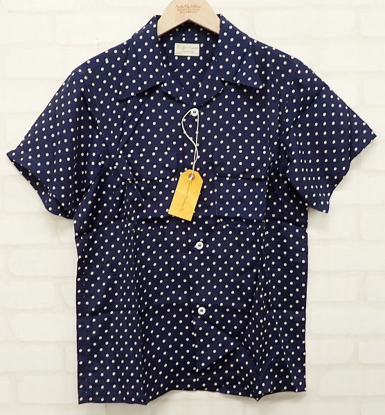 butcher products ポロシャツ atlast&co YK9T3630/未使用品 BUTCHER PRODUCTS 半袖ドットレーヨンシャツ