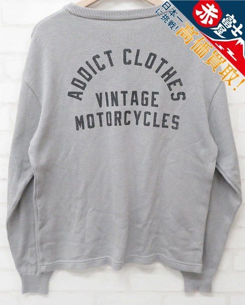 KH7T4505/アディクトクローズ T-CLOTH KNIT ロゴポケットニット ADDICTCLOTHES/7T4553【クリックポスト対応】アディクトクローズ 半袖ロゴポケットTシャツ ADDICTCLOTHES/7T4504/アディクトクローズ ヘビーウェイトワッフルクルーネックTシャツ ADDICTCLOTHES サーマルTシャツ