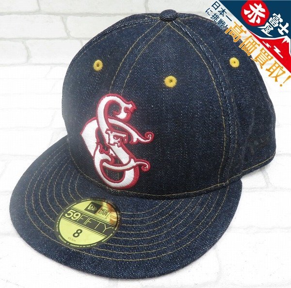 JK1H6495/One Piece of Rock×New Era 59FIFTY 大戦デニムキャップ ワンピースオブロック×ニューエラ