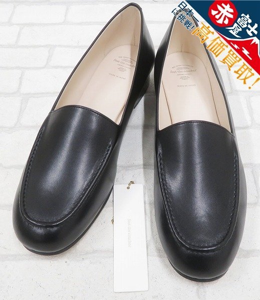 KH2S8023/未使用品 foot the coacher MINIMAL LOAFER LEATHER SOLE フットザコーチャー ミニマルローファー 7.5