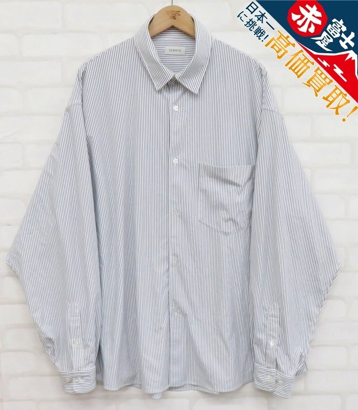 YT8T4473/CLESSTE ROYAL OX DRESS KNIT XXXL WIDE SHIRT クレスト