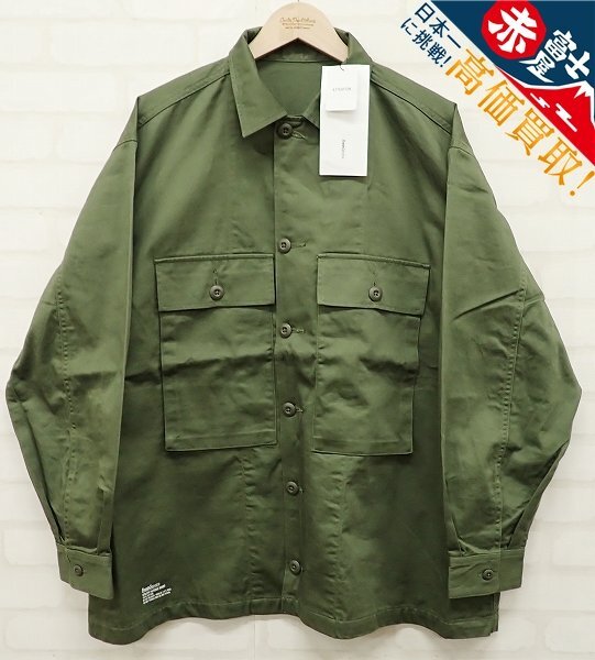 JK9T3964/未使用品 Fresh Service UTILITY FATIGUE SHIRT FSC251-20138 フレッシュサービス ユーティリティシャツ
