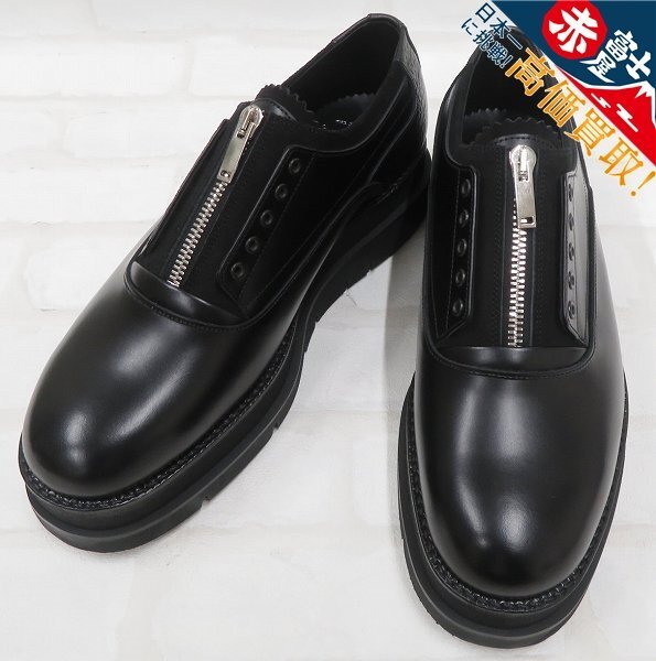 RI3S0587-1/未使用品 foot the coacher GLOXI ZIP SHOES フットザコーチャー ジップシューズ