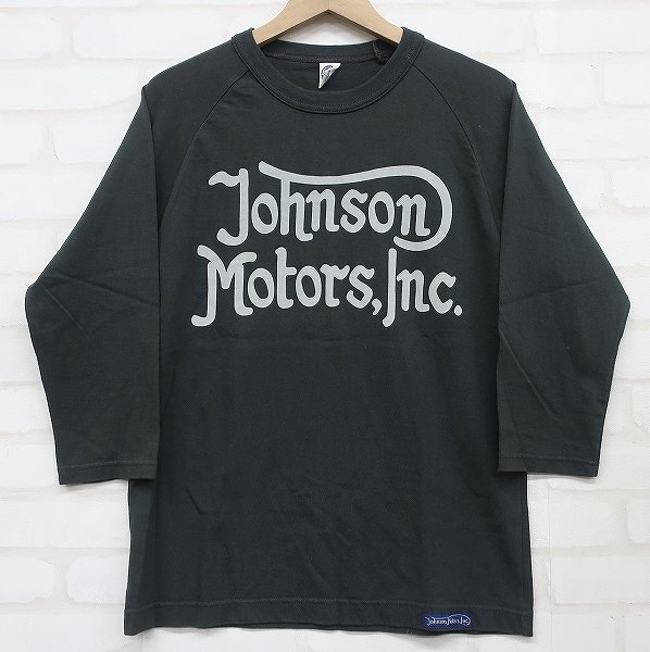 5T2699【クリックポスト対応】トイズマッコイ ジョンソンモータース 7分袖ラグランTシャツ TOYSMcCOY Johnson Motors