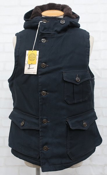 FREEWHEELERS AIR CREW ATTACHED HOOD VEST