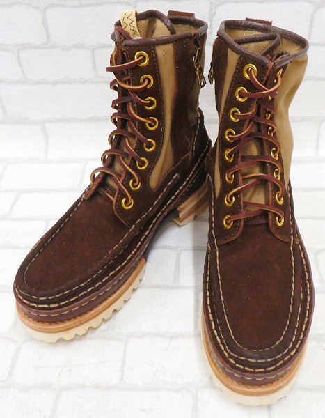 RI2S9933/未使用品 visvim GRIZZLY BOOTS HI-FOLK DK.BROWN 0118102002008 グリズリーブーツ