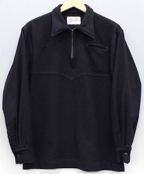 BLU JAC ハーフジップウールシャツ ビンテージ