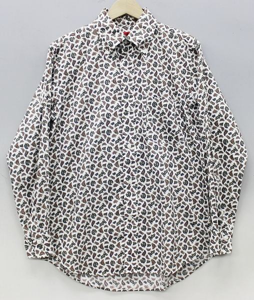 エヴィス 長袖BDペイズリーシャツ 極上 EVISU