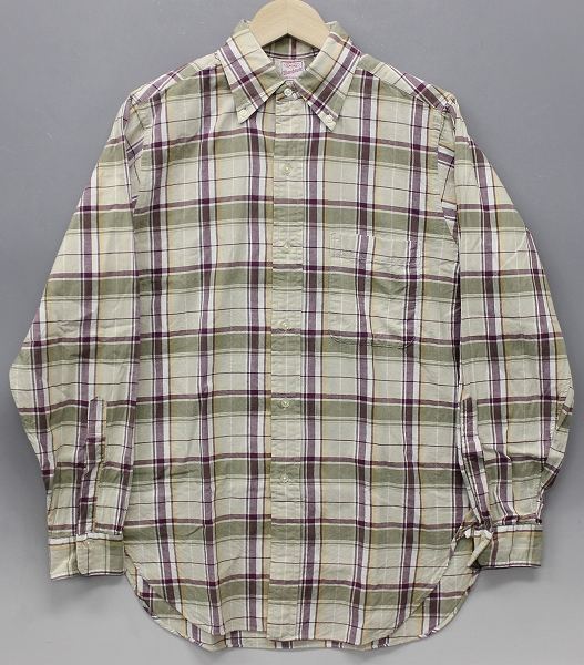 ウエアハウス 長袖BDチェックシャツ WAREHOUSE