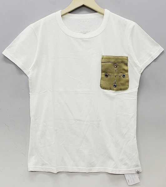 未使用品 visvim 15ss POCKET TEE S S CRYSTALS Tシャツ