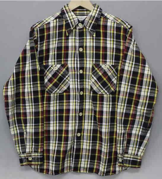 ヘラーズカフェ 40s ヘビーコットンフランネルシャツ